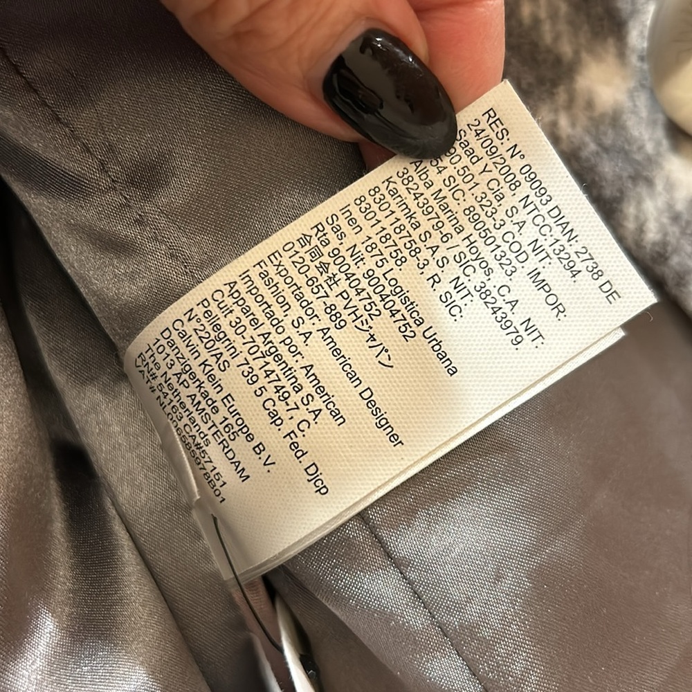 Calvin Klein single breasted coat - Picture 6 of 10